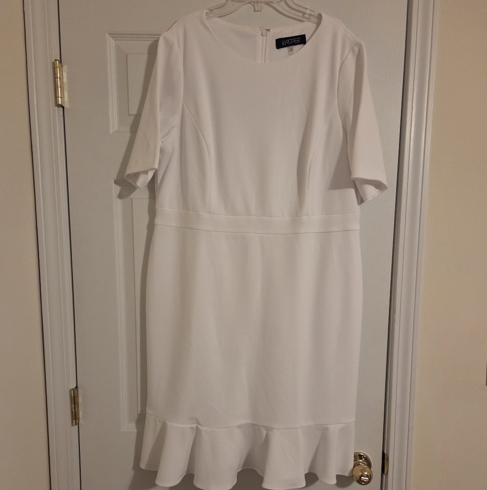 Kasper White Dress